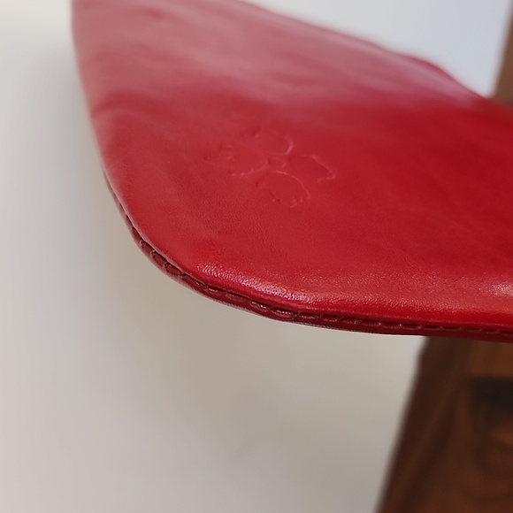 Patricia Nash Red Embossed Leather Clutch - Picture 6 of 9